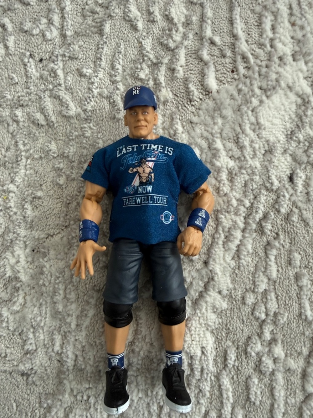 Mattel John Cena Action Figure - Blue Shirt, Black Shorts